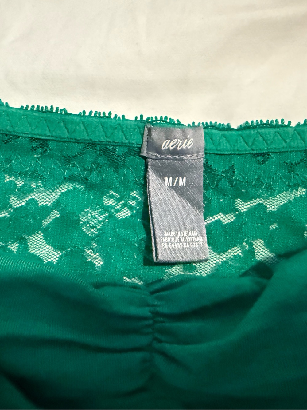 Aerie Green & Blue Lace Bandeau Bralettes - 2 Pack - Picture 3 of 7